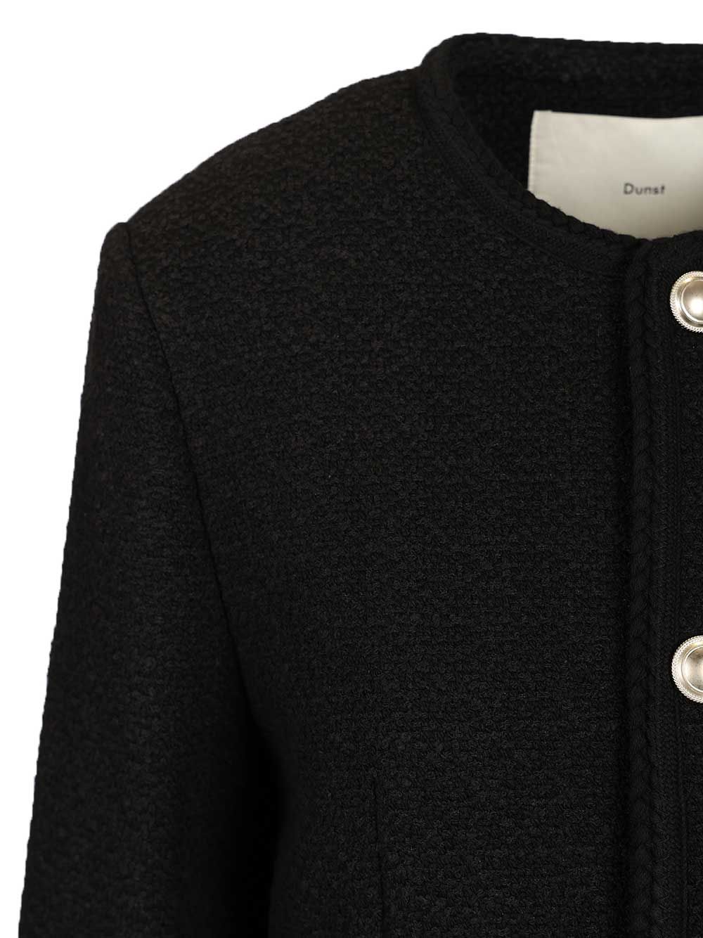 Tweed Jacket Black Shell: Cotton