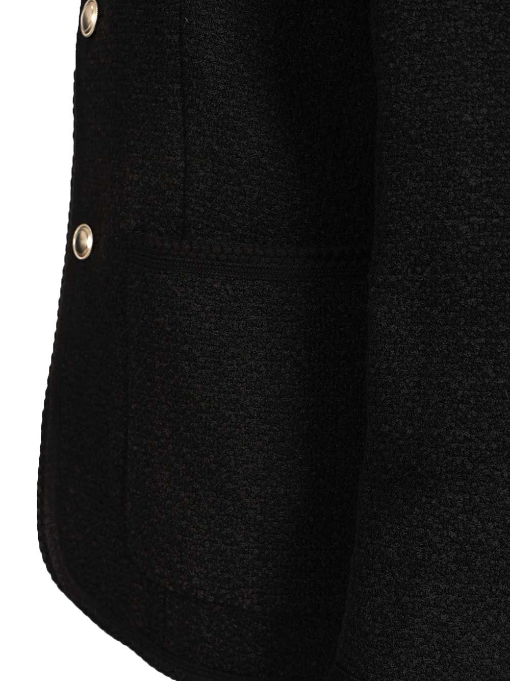 Tweed Jacket Black Shell: Cotton
