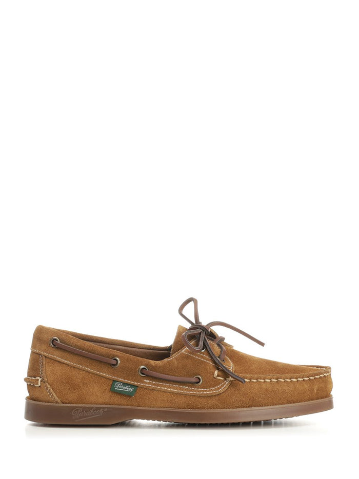 Barth suede boat shoe Brown Calf Leather / Rubber Scarpe Basse