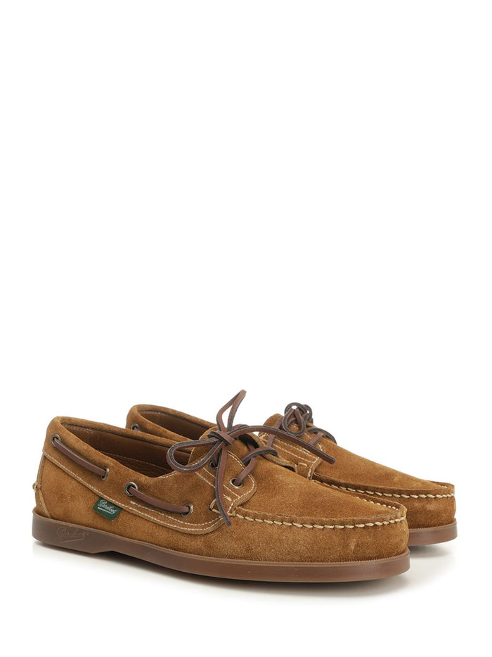 Barth suede boat shoe Brown Calf Leather / Rubber Scarpe Basse