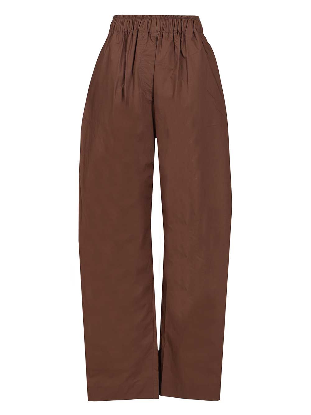 Dora Trousers Brown Cotton