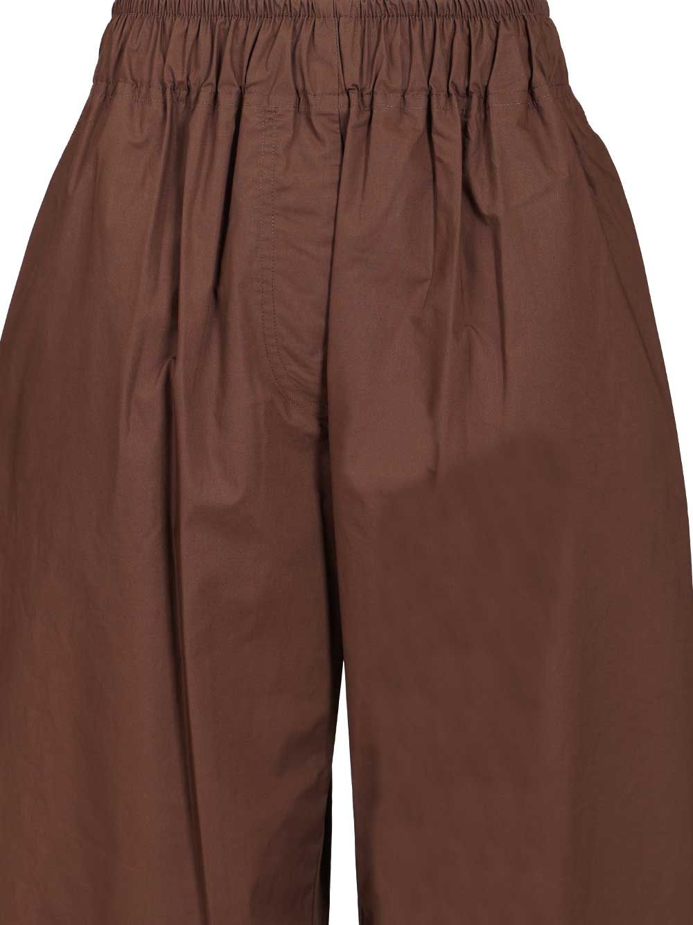 Dora Trousers Brown Cotton