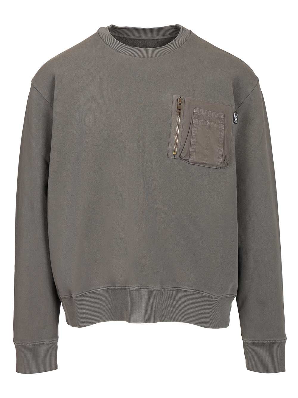 Cotton Sweatshirt Grey Sweatshirts