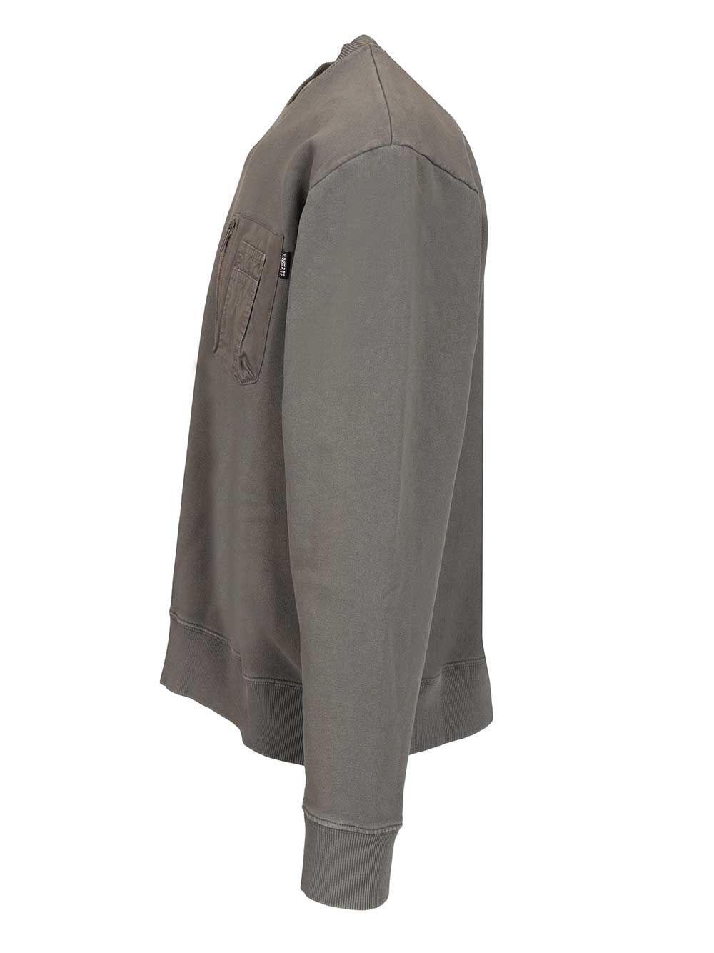 Cotton Sweatshirt Grey Sweatshirts