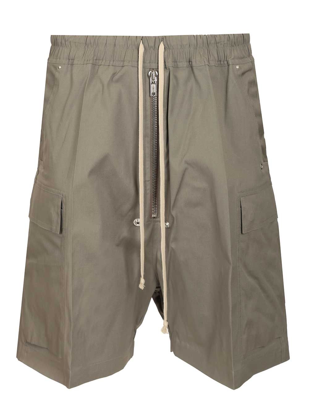 cargobela shorts Green Cotton Elastane Trousers