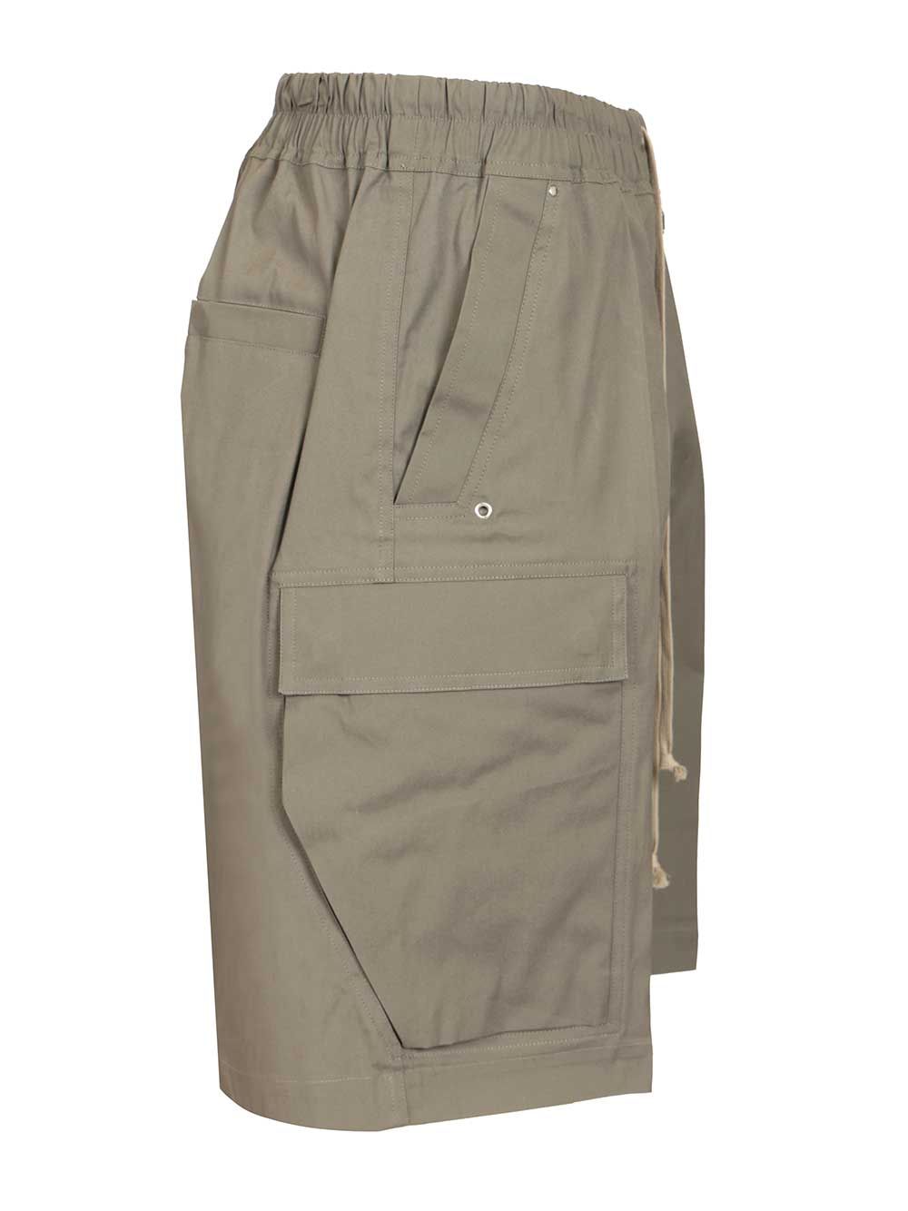 cargobela shorts Green Cotton Elastane Trousers