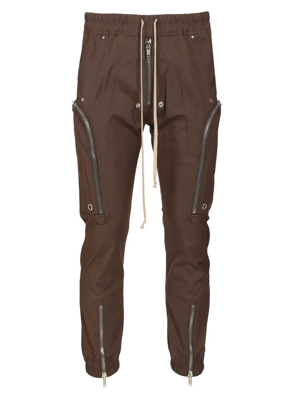 Bauhaus cargo trousers Brown Cotton Elastane