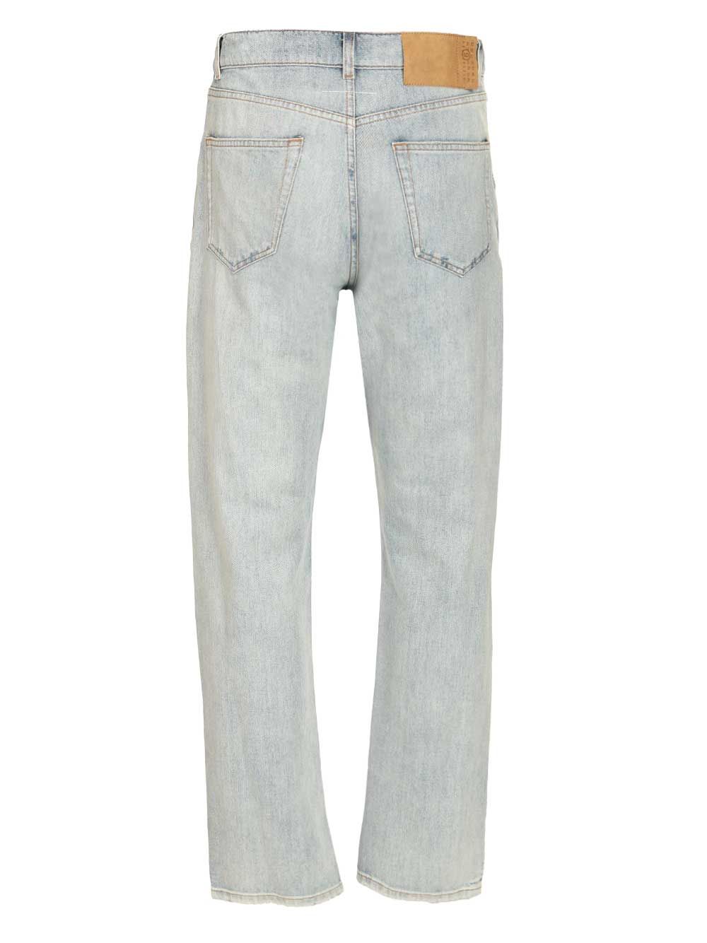 Regular fit jean Light Blue Cotton