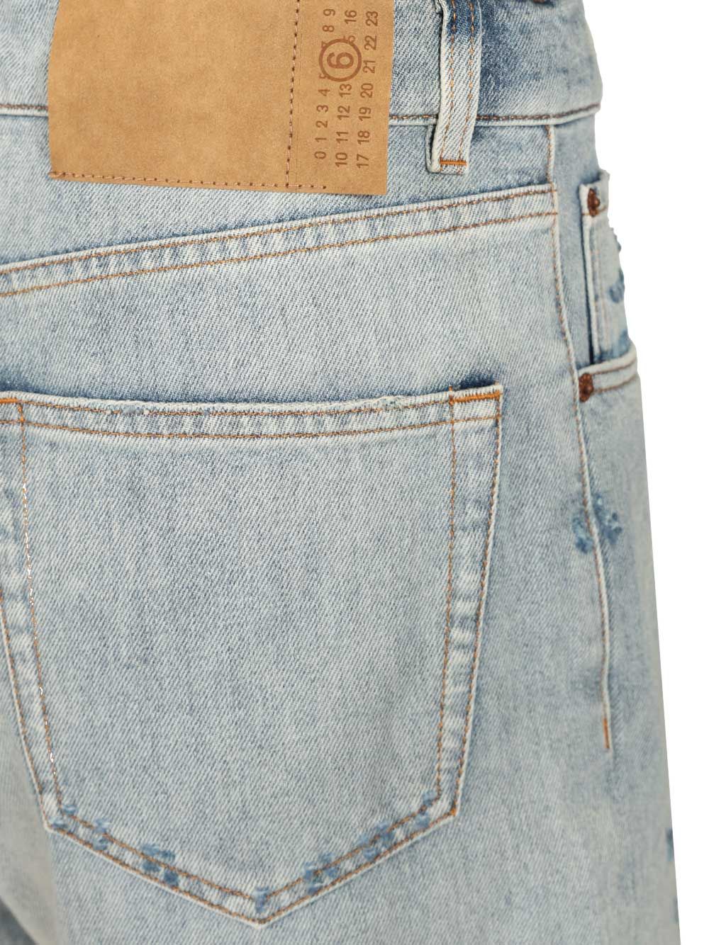 Regular fit jean Light Blue Cotton