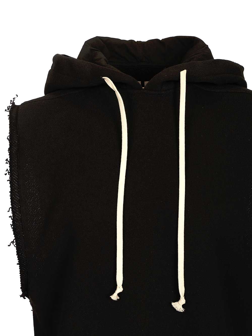 Cotton jersey vest Black Sweatshirts