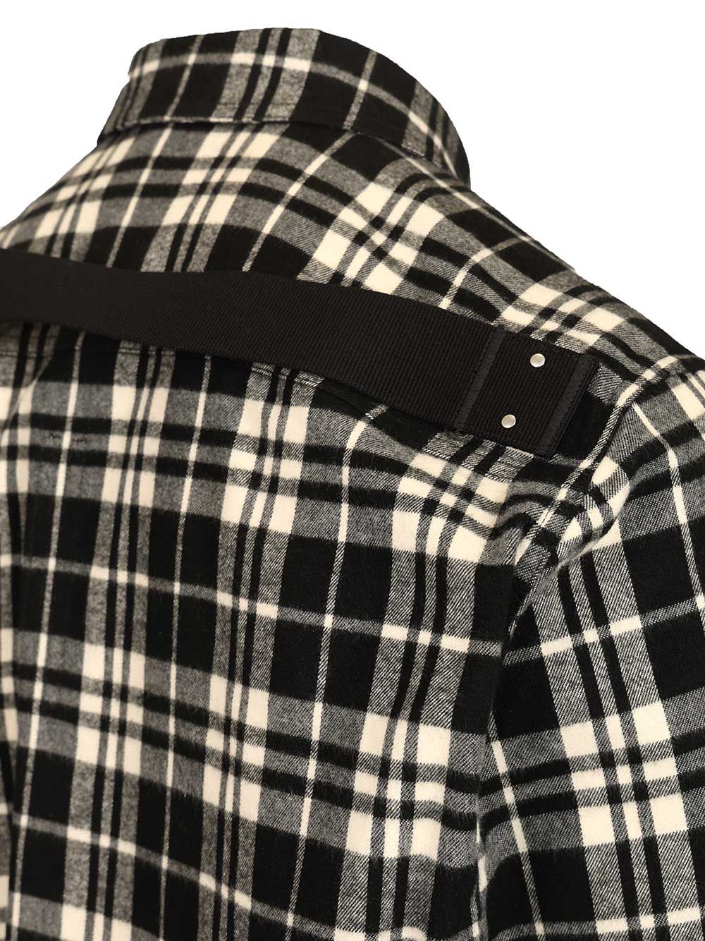 Temple checked cotton shirt Black Jacket