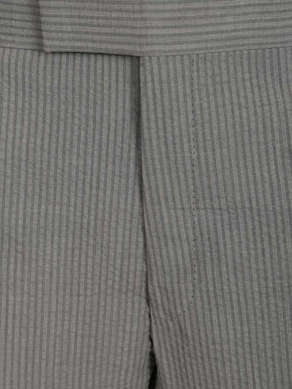Seersucker Shorts Grey Wool Jacket