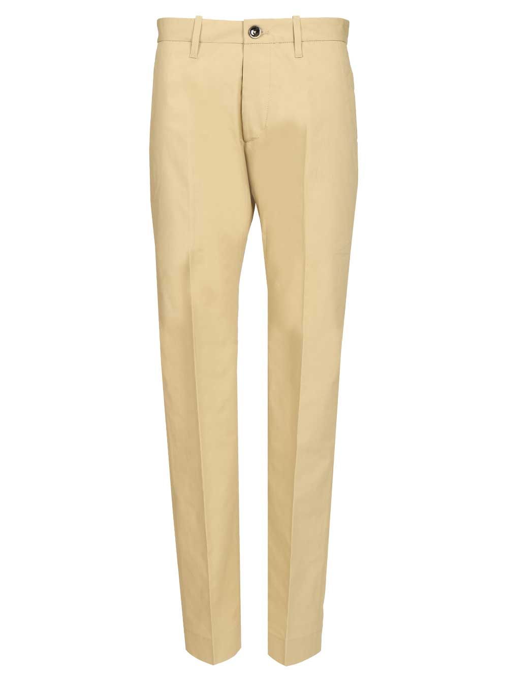 Straight trousers Beige Co Ea