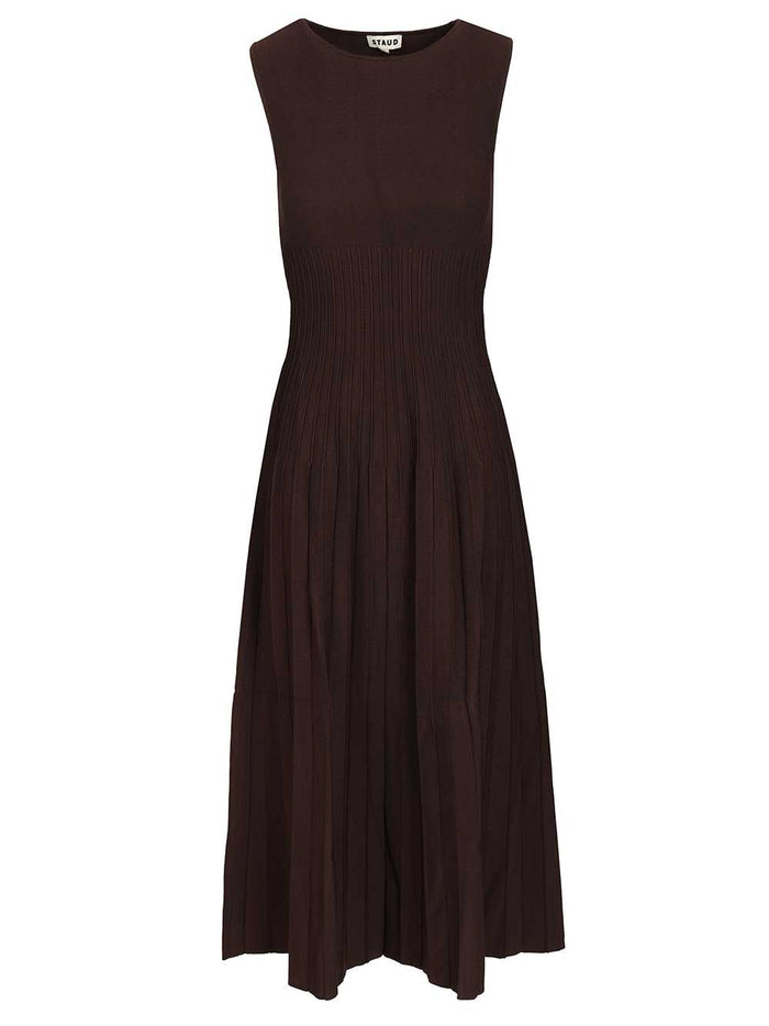 Midi Elyse Dress Brown Vi Pa Ea