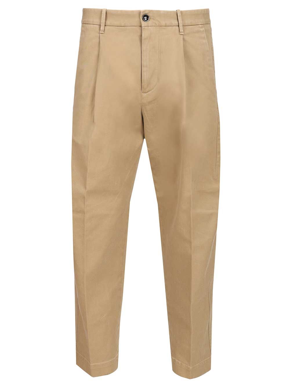 Chino Trousers Beige Co Pu