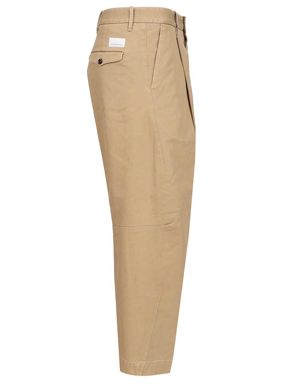 Chino Trousers Beige Co Pu