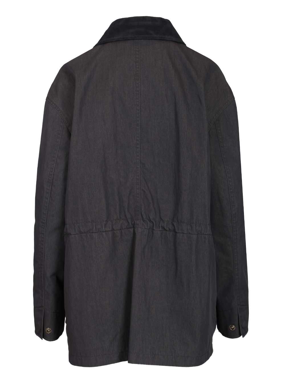 Work Jacket Blue Shell: Cotton