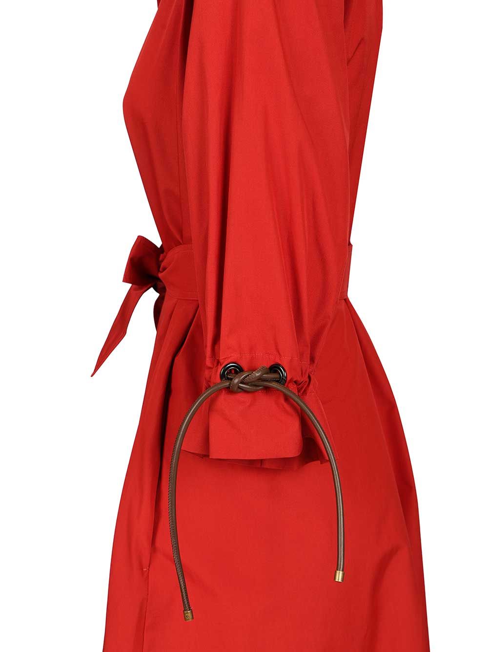 Oversized Dress Red Cotone
