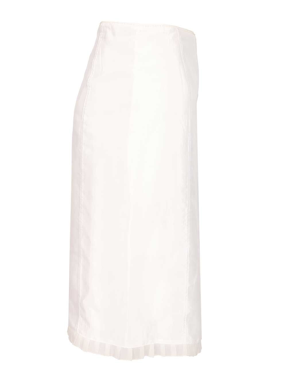 Midi Skirt White