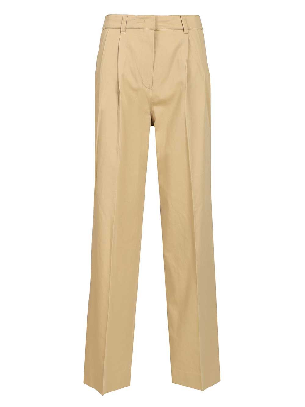 Chino Trousers Beige Shell: Cotton