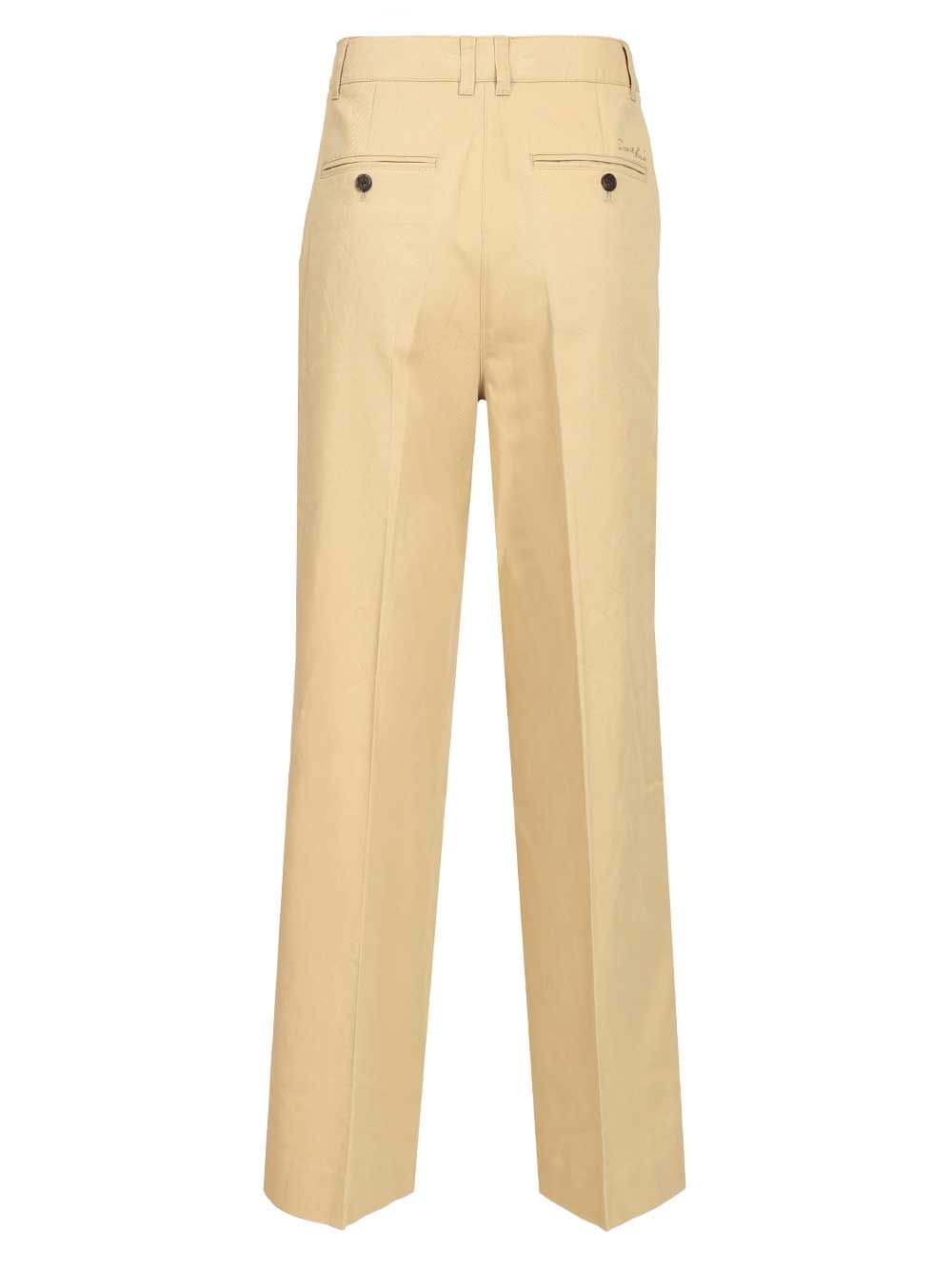 Chino Trousers Beige Shell: Cotton