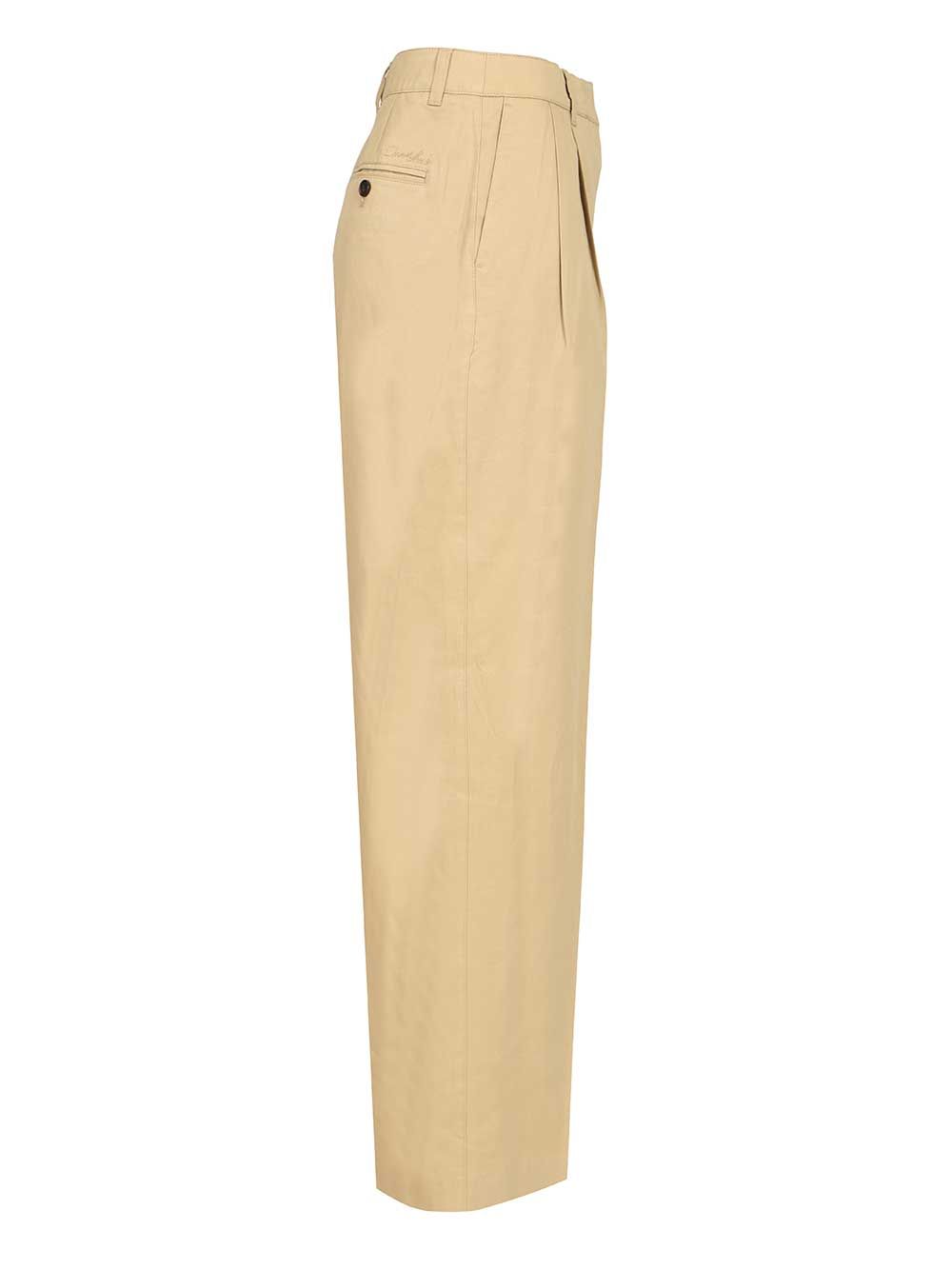 Chino Trousers Beige Shell: Cotton