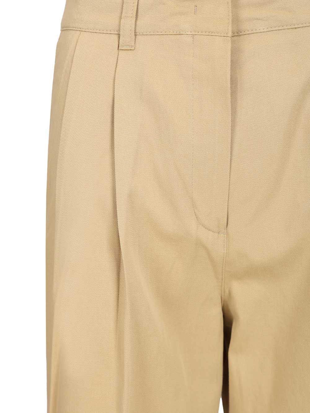 Chino Trousers Beige Shell: Cotton