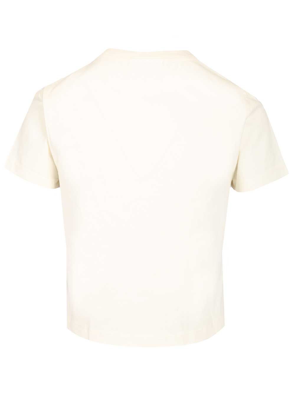 Maison Kitsuné Paris T-shirt Beige Organic Cotton