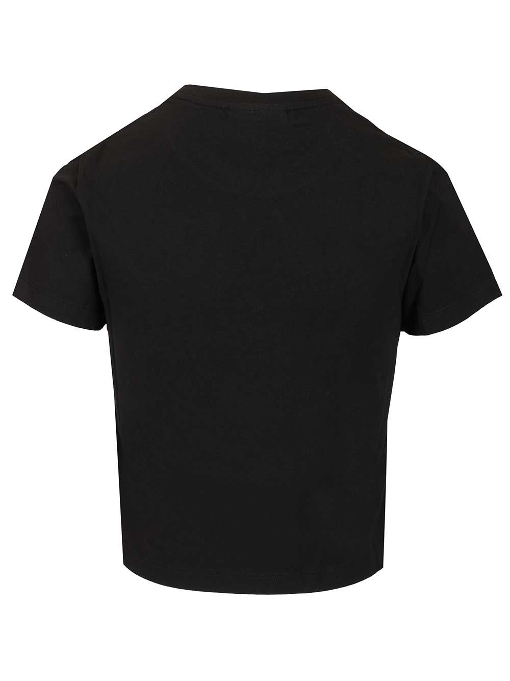 Maison Kitsuné Paris T-Shirt Black Organic Cotton