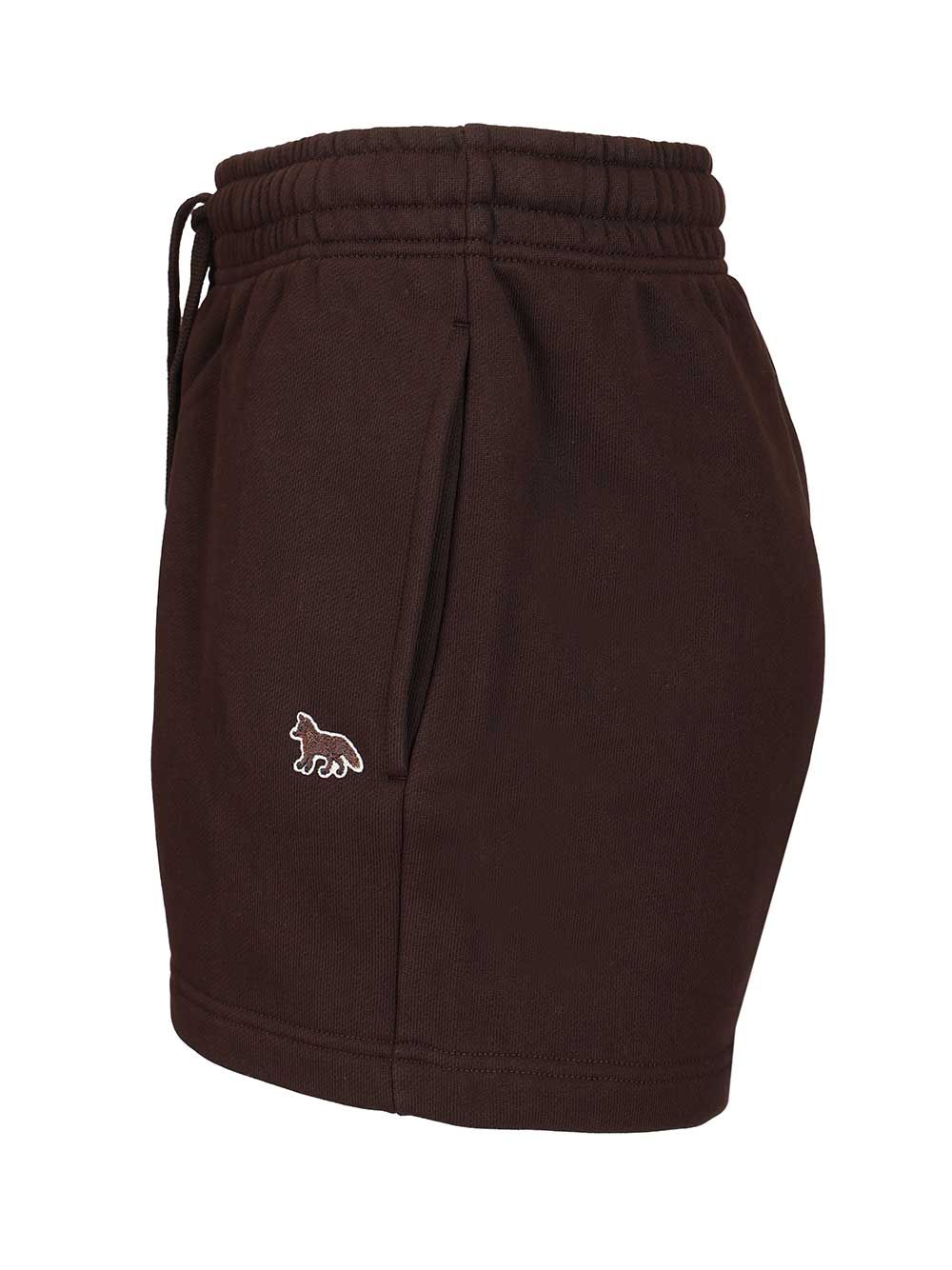 Baby Fox Jogging Shorts Brown Organic Cotton Trousers