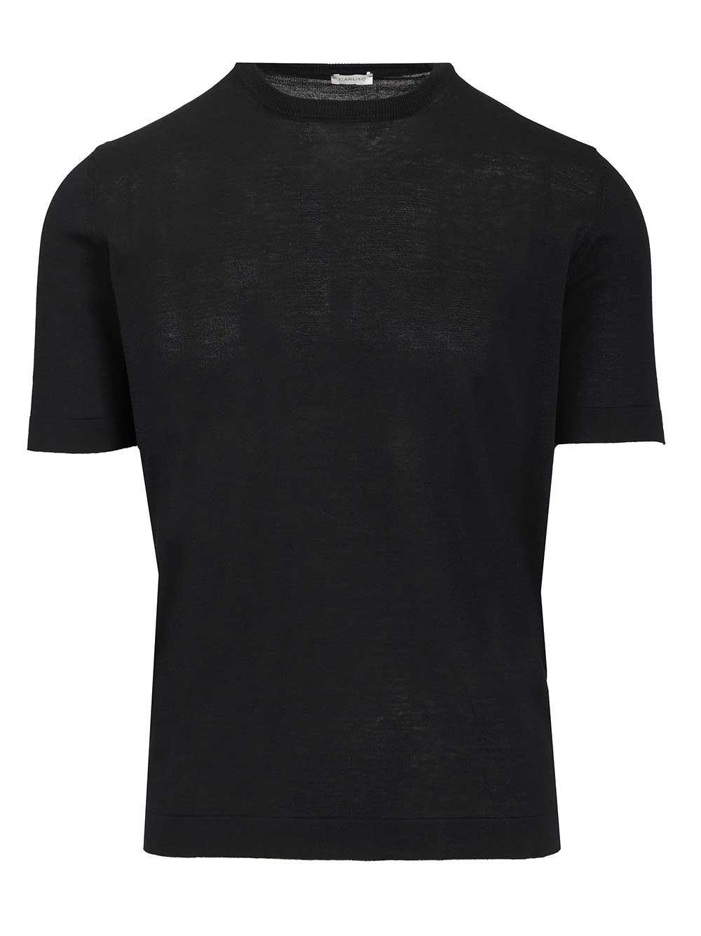 Crew neck T-shirt Blue Cotone