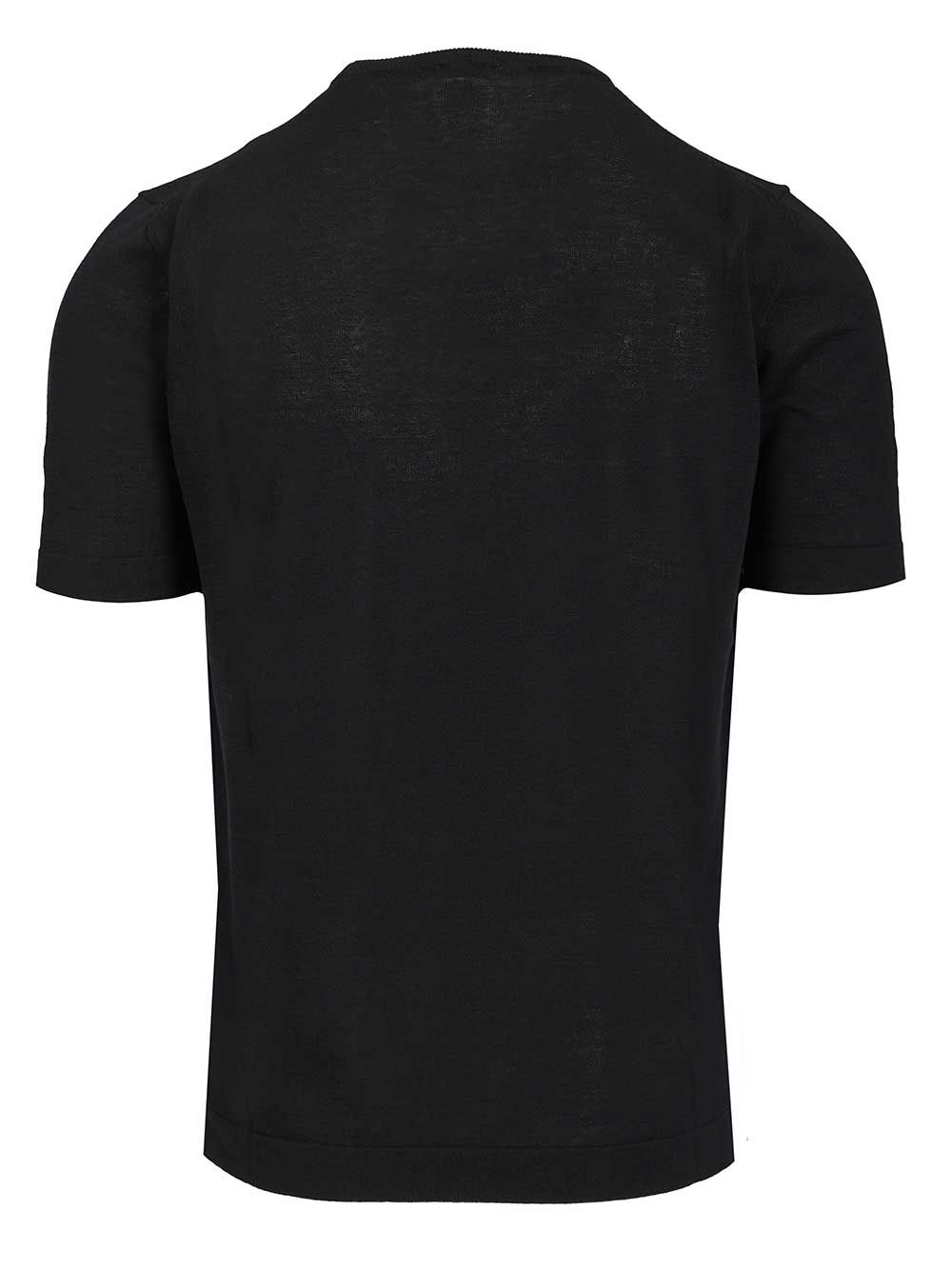 Crew neck T-shirt Blue Cotone