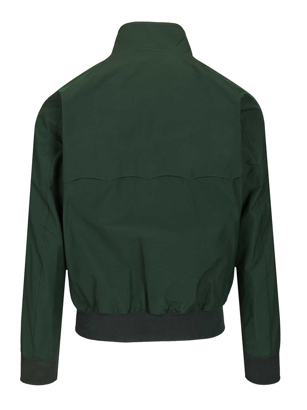 G9 Harrington Jacket Green Polyester Cotton