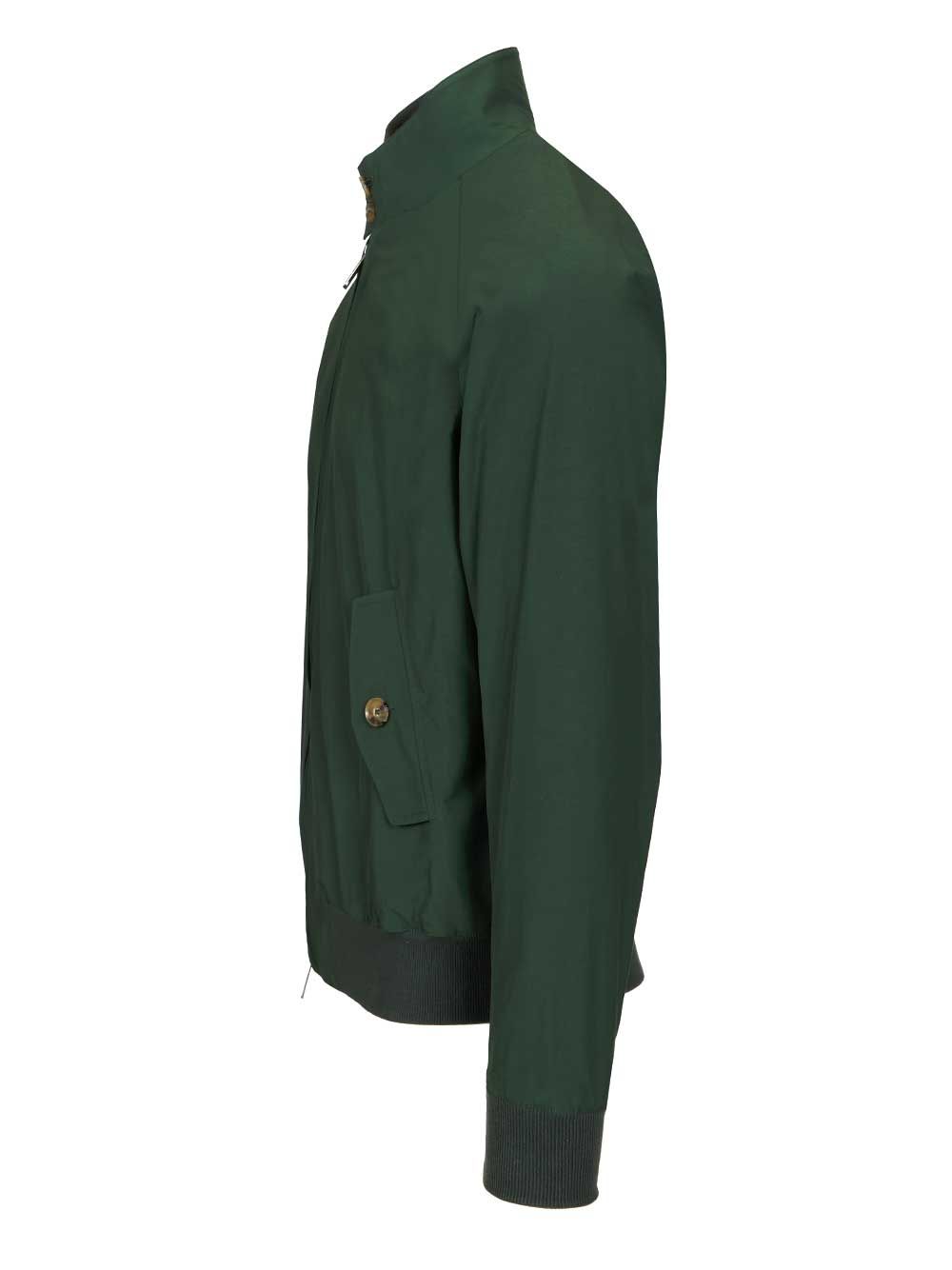 G9 Harrington Jacket Green Polyester Cotton