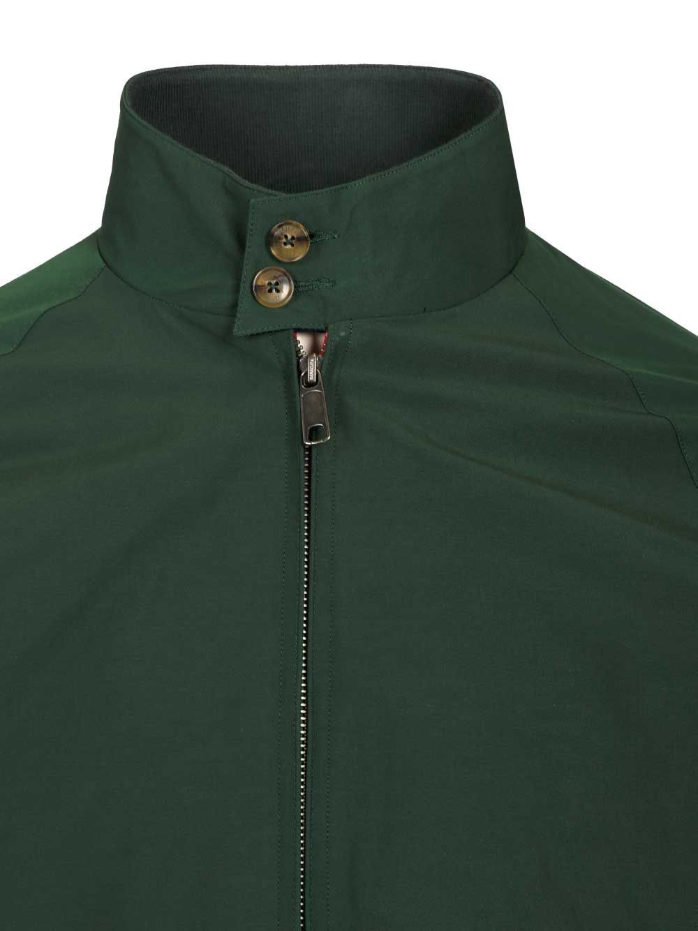 G9 Harrington Jacket Green Polyester Cotton