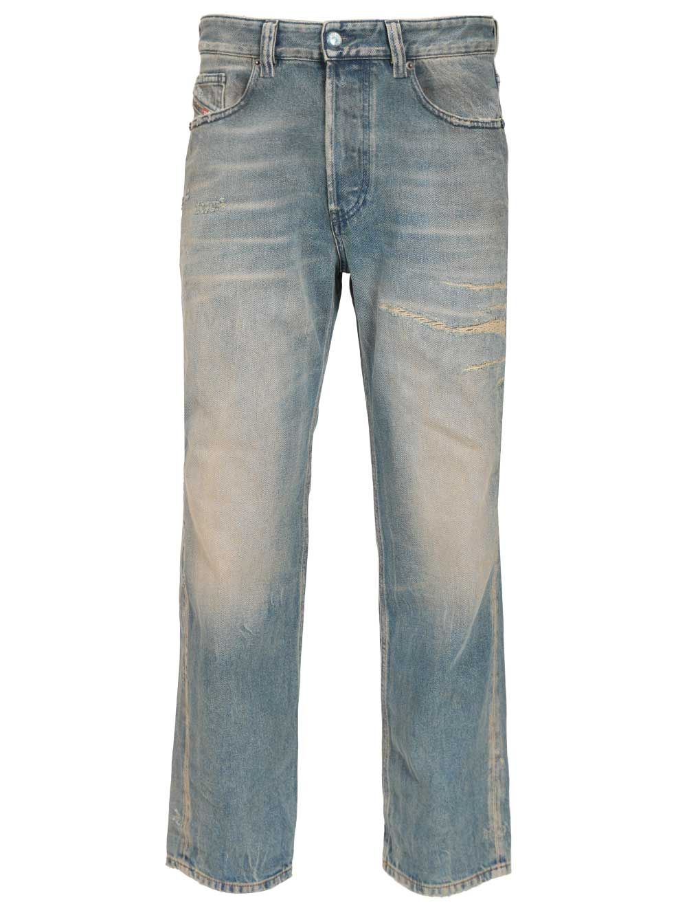 regular jeans 2024 Blue Cotton