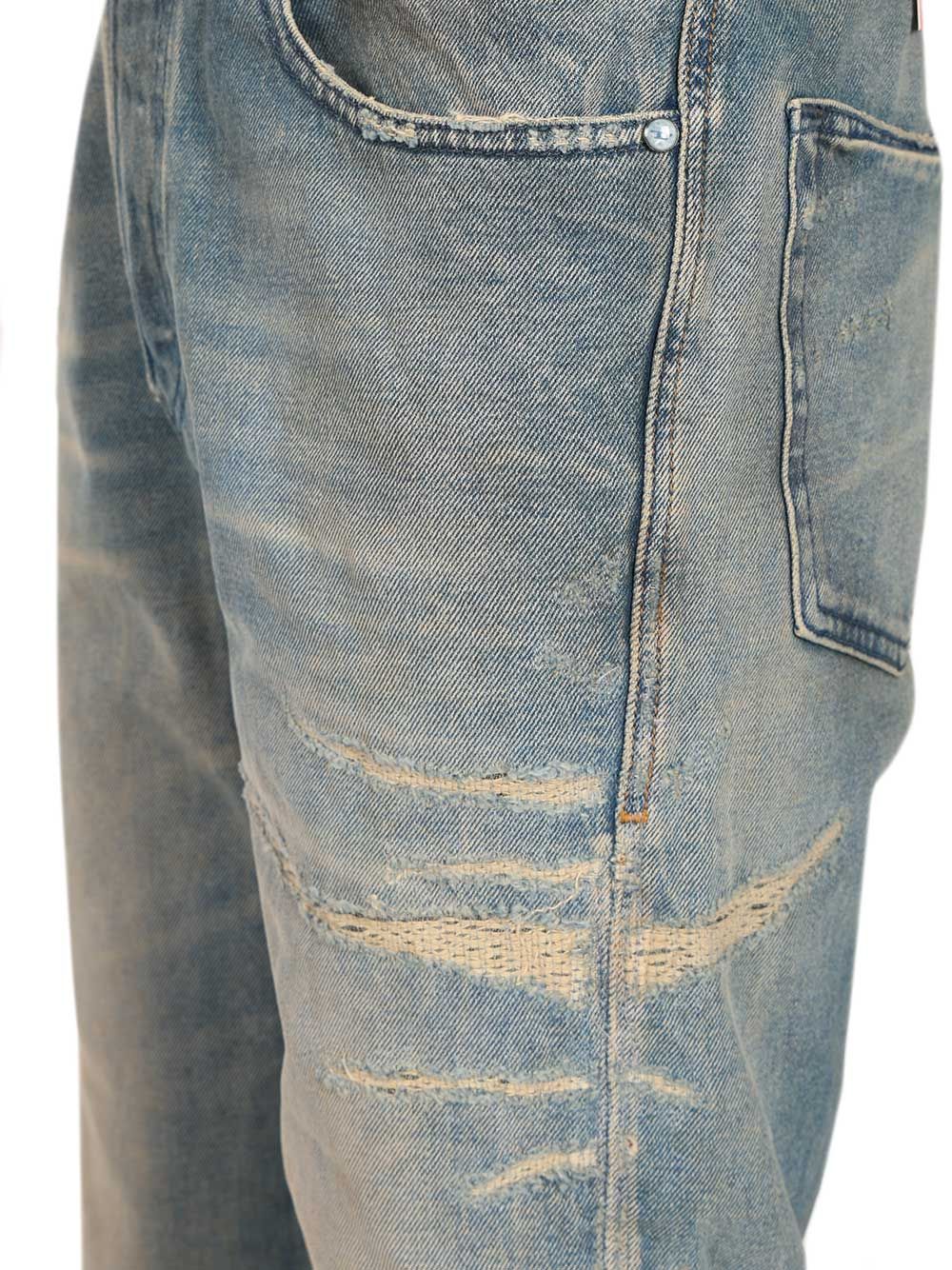 regular jeans 2024 Blue Cotton