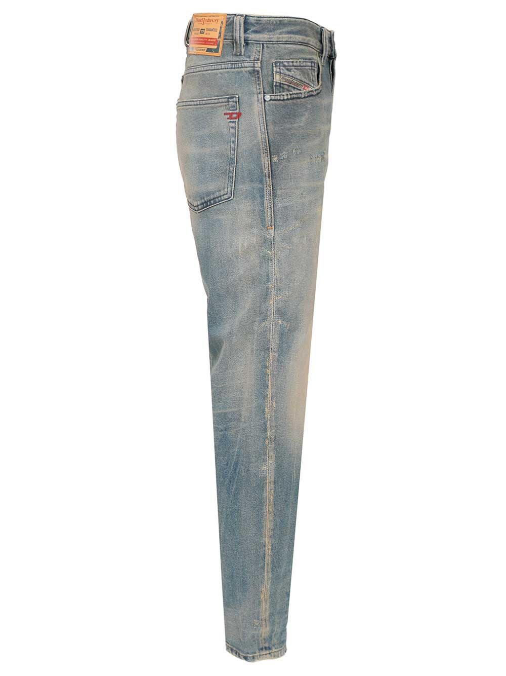 regular jeans 2024 Blue Cotton