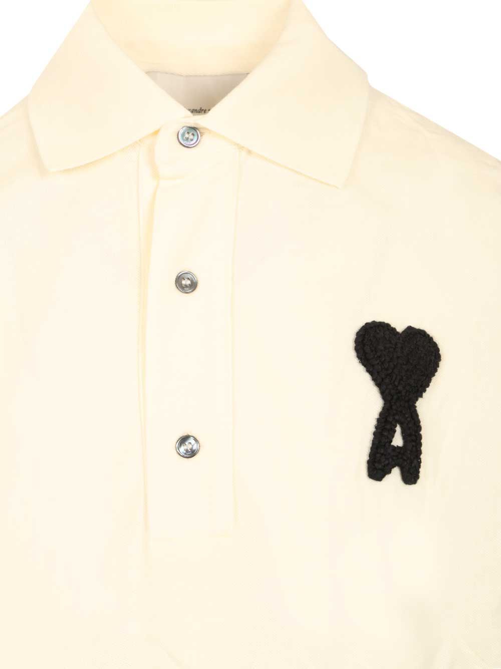 Ami De Coeur Polo Shirt White Coton