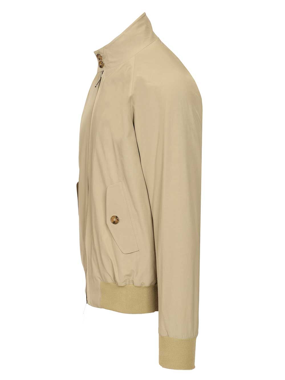 G9 Harrington Jacket Beige Polyester Cotton