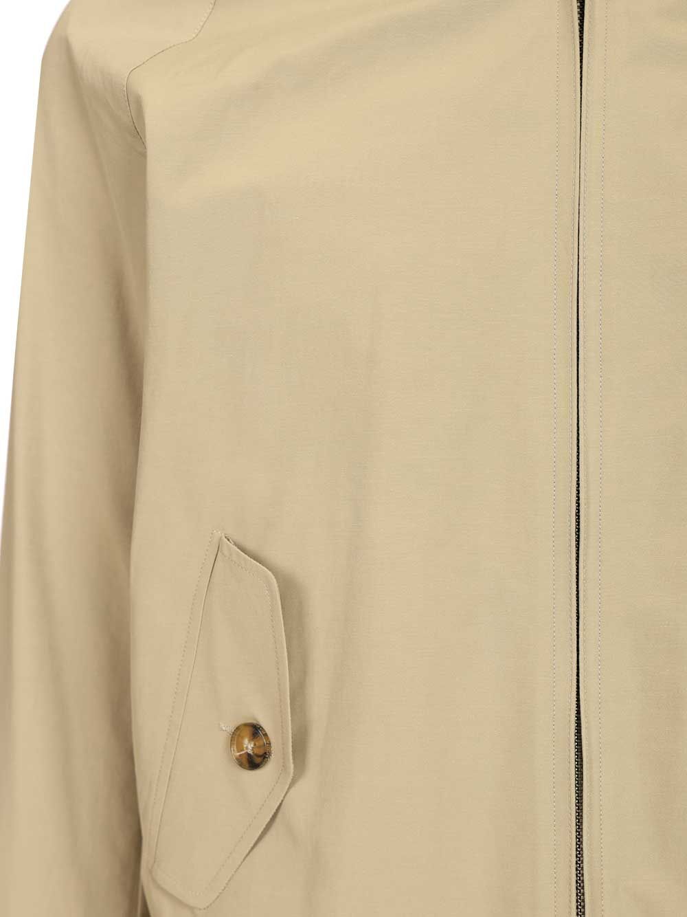 G9 Harrington Jacket Beige Polyester Cotton