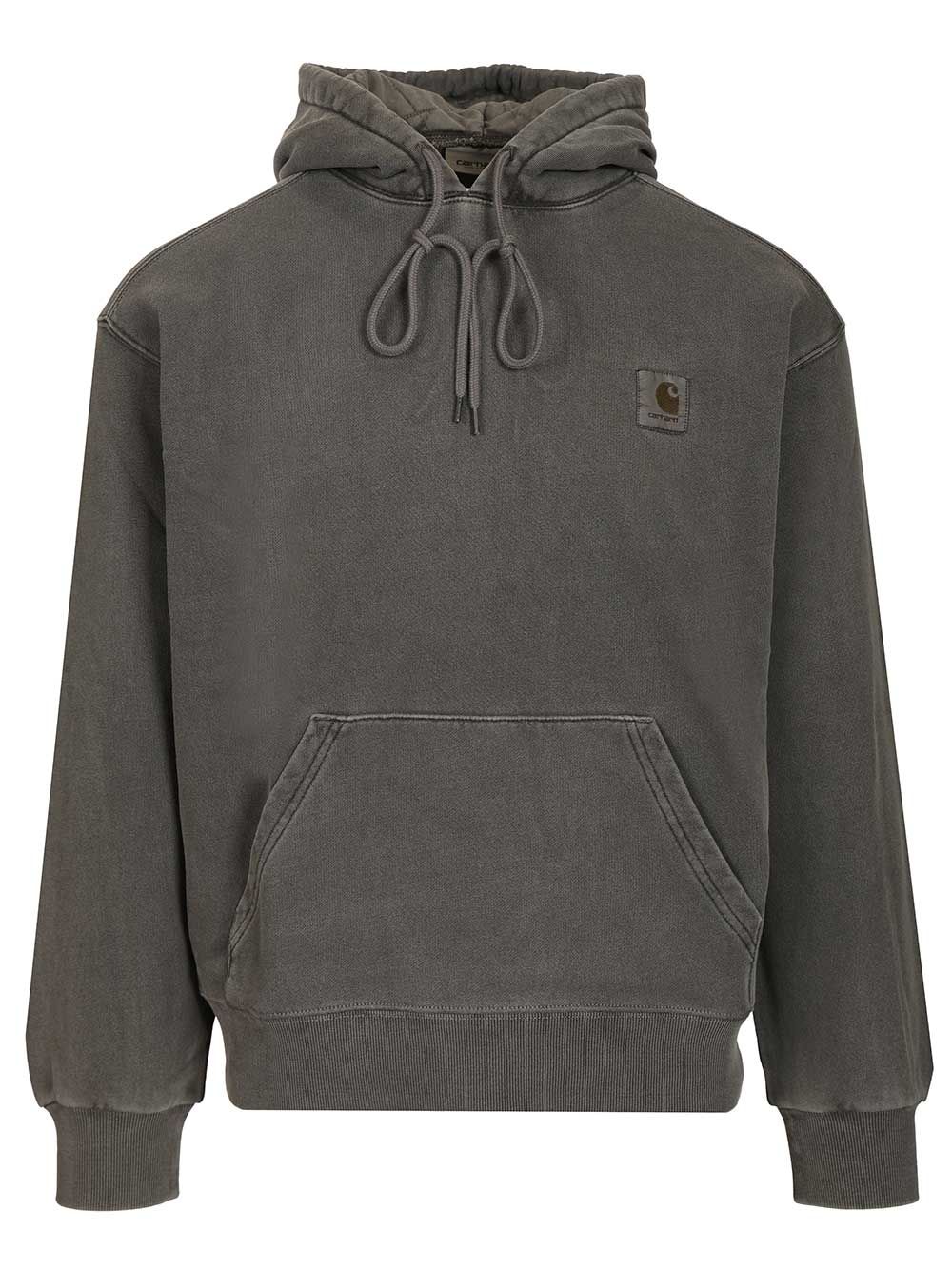 Nelson Hoodie Black Cotton Sweat 370 G/m² Sweatshirts
