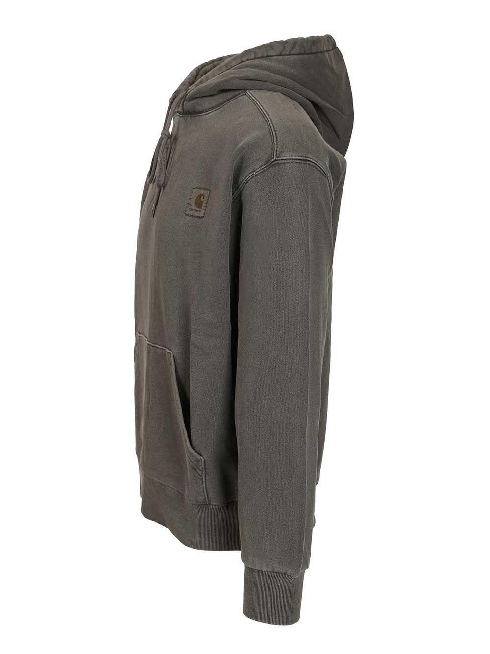 Nelson Hoodie Black Cotton Sweat 370 G/m² Sweatshirts