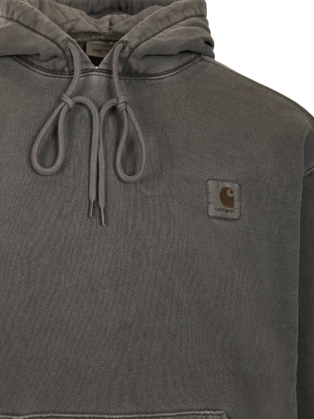 Nelson Hoodie Black Cotton Sweat 370 G/m² Sweatshirts