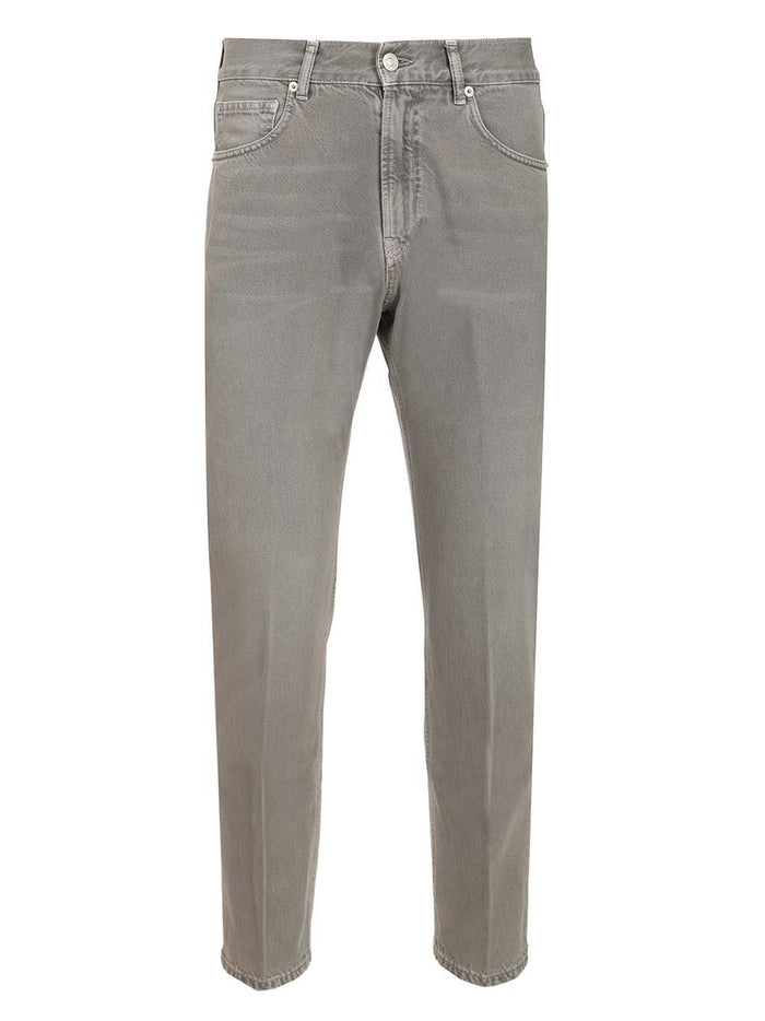 PANTALONI 5 TASCHE Grey Trousers