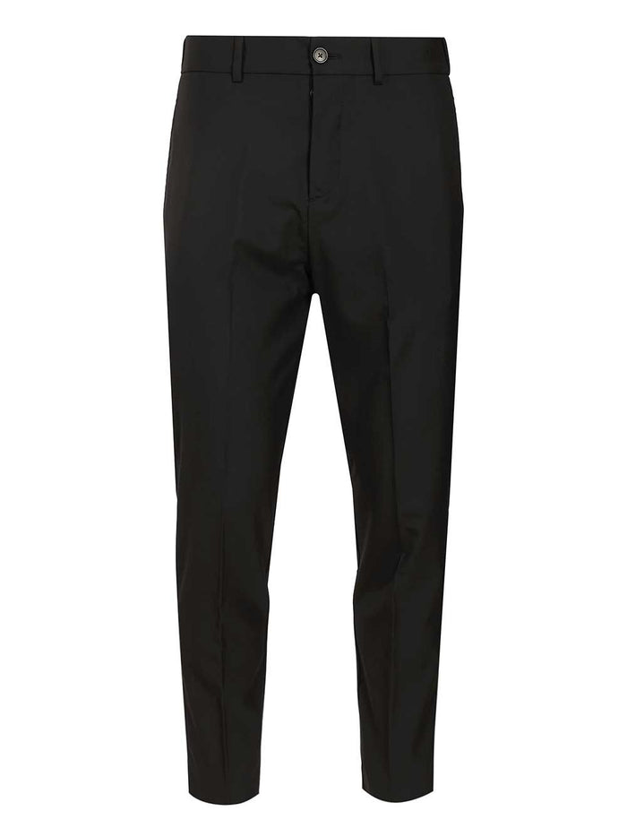 Wool trousers Black