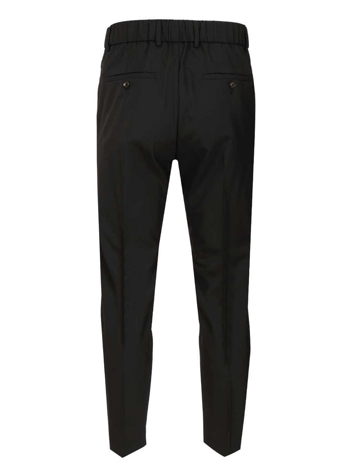 Wool trousers Black