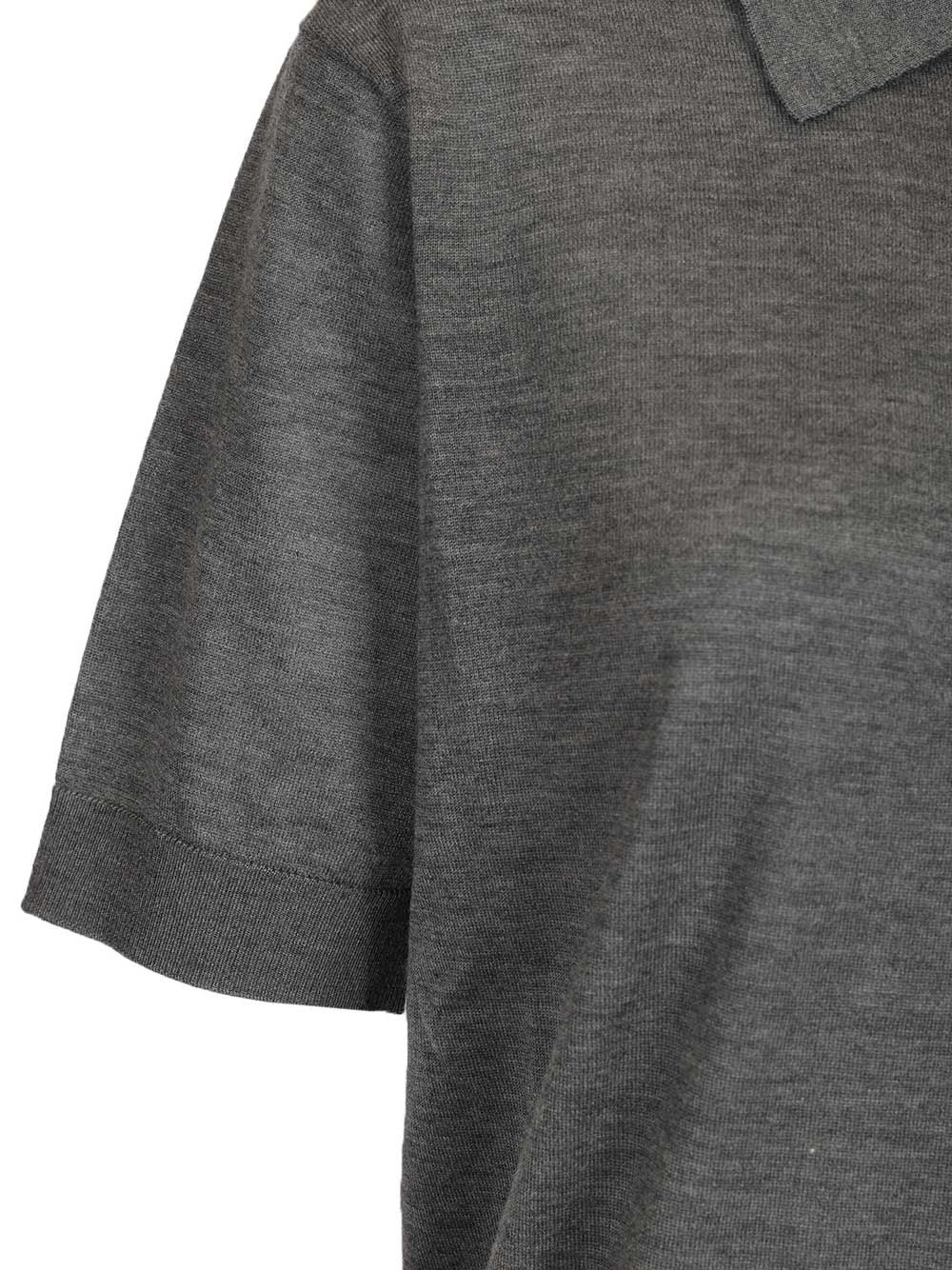 MIGO cashmere polo shirt Grey