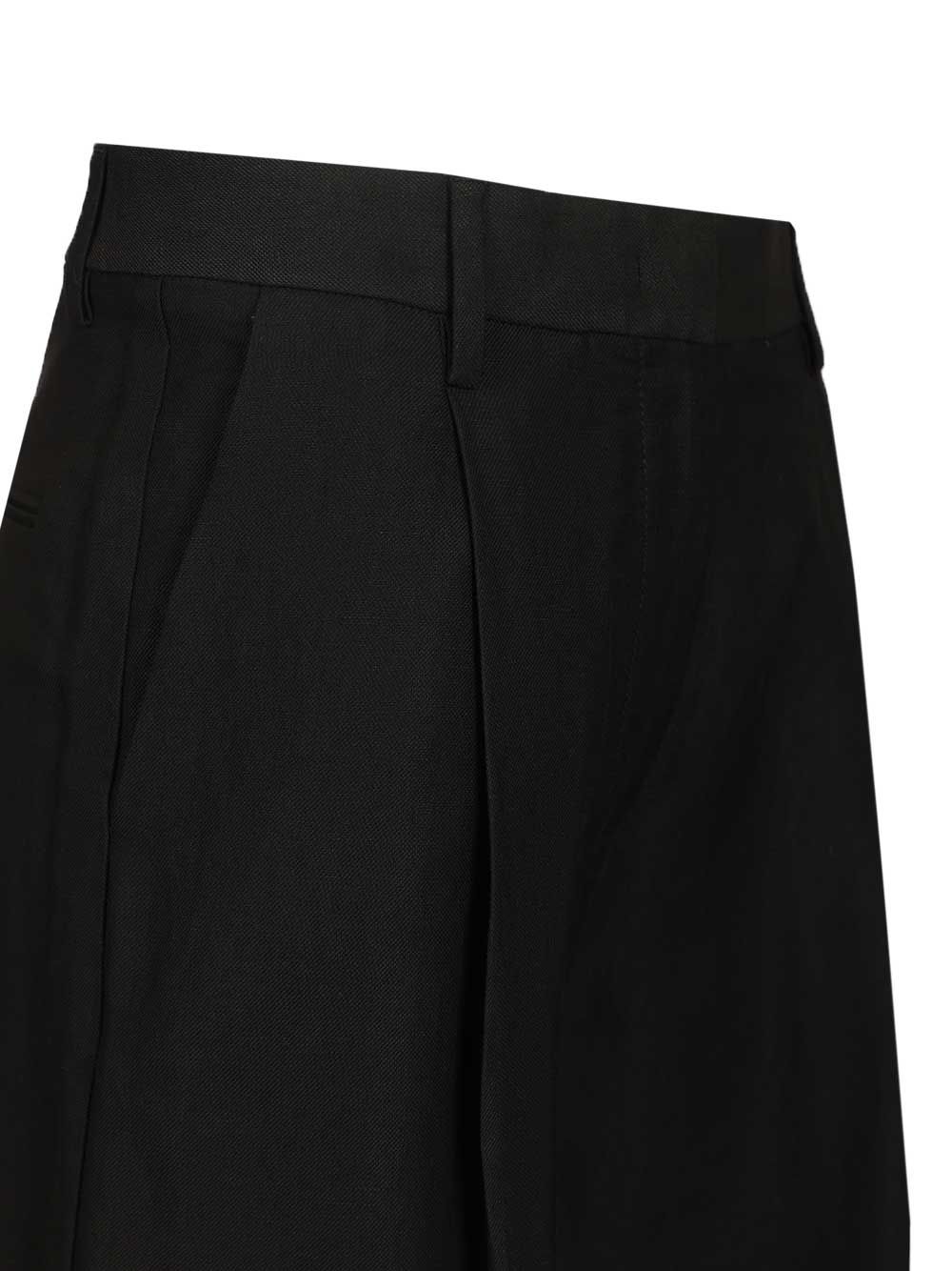 Trousers with pleats Black Vi Li