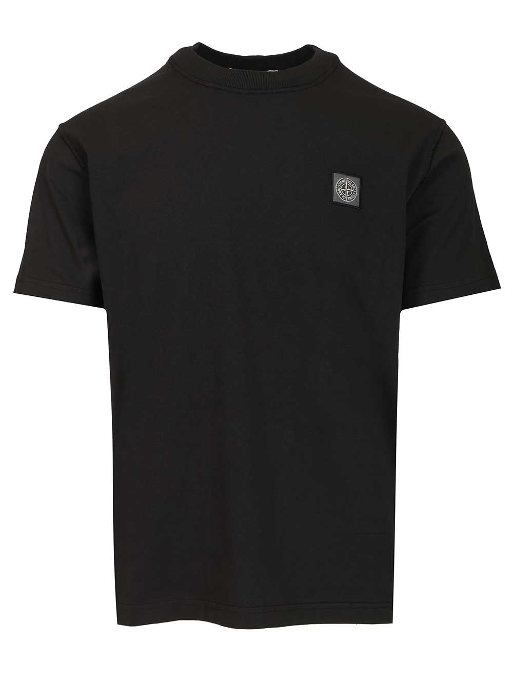 Short-sleeved T-shirt in organic cotton jersey Black
